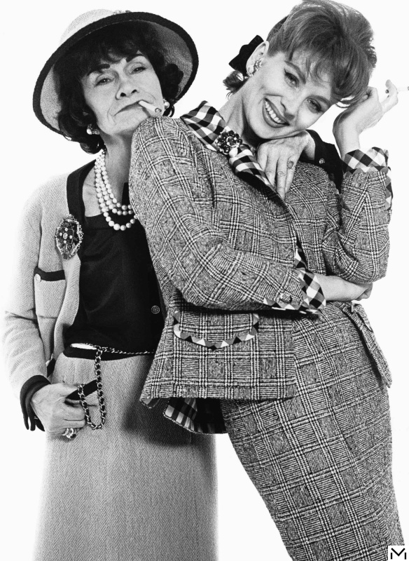 Gabrielle Chanel and Suzy Parker 1959, by Richard Avedon