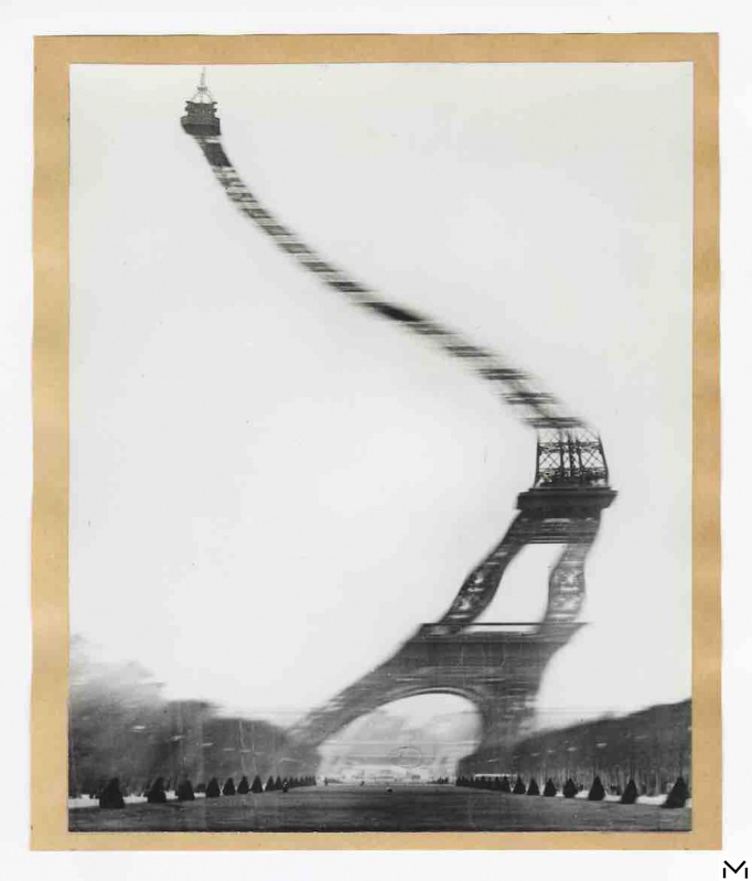 Eiffel Tower by Robert Doisneau, 1965, gelatine-silver print © Robert Doisneau_Gamma Rapho © MAD Paris Christophe Dellière
