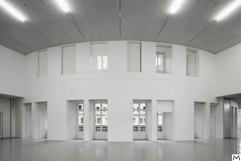 Galerie d'exposition mars 2020. Bourse de Commerce - Pinault Collection © Tadao Ando Architect & Associates, Niney et Marca Architectes. Photo Patrick Tourneboeuf