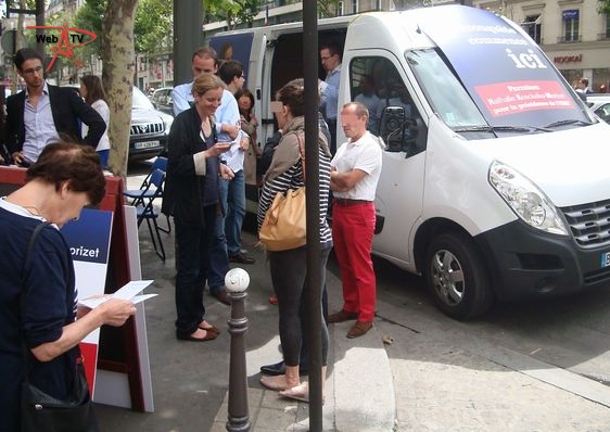 NKM lance sa campagne à Paris pour la présidence de l'UMP 