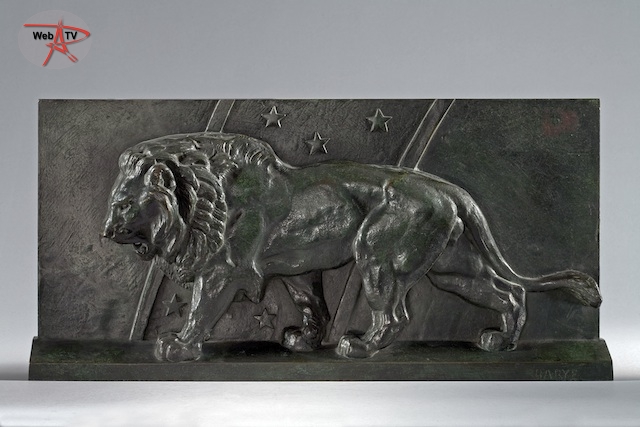Lion de la colonne de juillet, dit aussi Lion du zodiaque Auteur - Louis-Antoine Barye © Musée du Louvre, dist. RMN : Pierre Philibert 