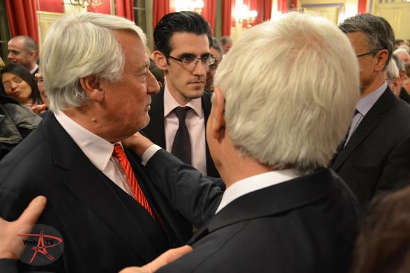 Claude Goasguen et Son Excellence l'Ambassadeur d'Israel à Paris © DR