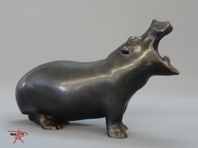 Lot 81 Hippopotame par François Pompon Etude E. Aubert